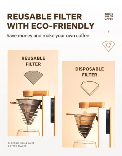 صانعة القهوة بالتقطير الامريكي - قابل للتنقل | Cof...