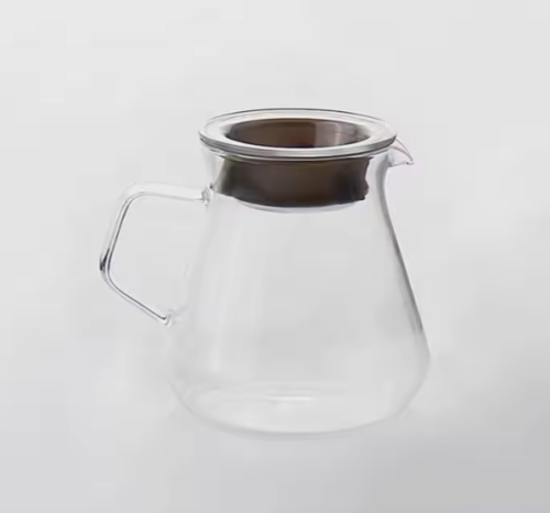 سيرفر V60 زجاجي مع غطاء - كوف | V60 Coffee Server...