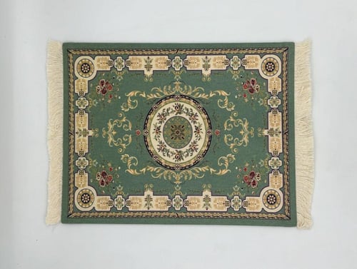 كوستر قهوة للتزيين على شكل سجاد 27*18 سم - حجم كبي...