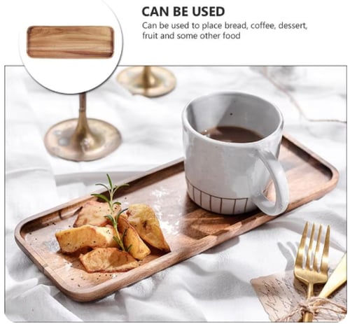 صينية تقديم القهوة - خشبية | Wooden serving tray