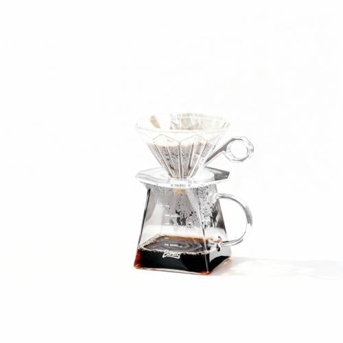 طقم قمع مع سيرفر شفاف V60 Dripper 01 | V60