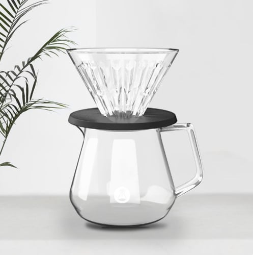 تايمور طقم تحضير القهوة كرستال دريبر زجاجي | Timem...