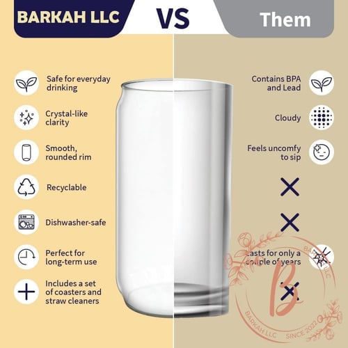 كوب زجاج مع غطاء خشبي و مزاز | Cup Glass