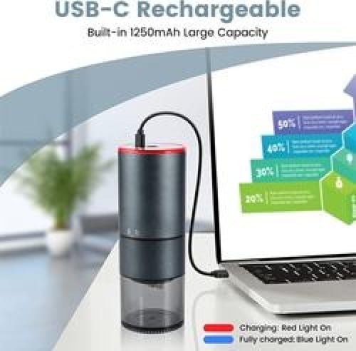 طاحونة كهربائية ستيل - قابلة للشحن - الوان متعددة...