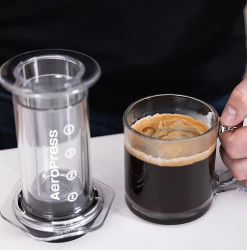 صانعة القهوة ايروبرس الاصلية - الشفافة | AeroPress...