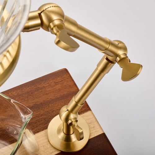 ستاند حامل اقماع التقطير V60 مصنوع من الخشب الفاخر...