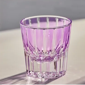 كوب زجاجي كريستال 200 مل - الوان متعددة | Glass CU...