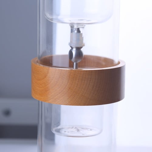 صانعة القهوة المقطرة الباردة مصنوعة من الخشب | Ice...