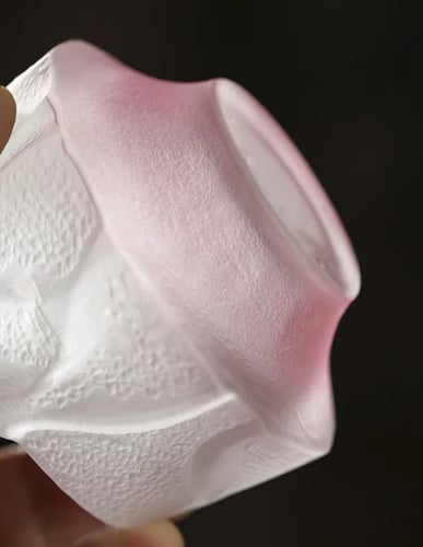 كوب زجاجي مع صحن 55 مل - الوان متعددة | Glass CUP