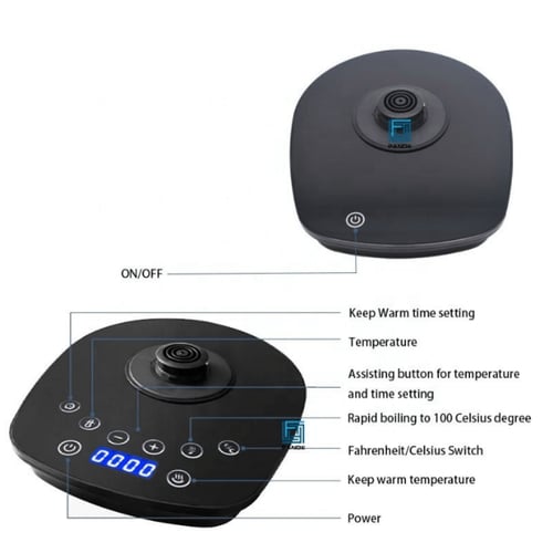 غلاية ستريكس Strix الذكية للترشيح 1 لتر - اسود خشب...