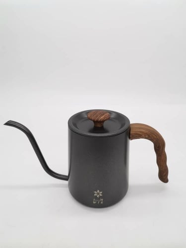 ابريق تقطير القهوة 600 مل | اسود - ابيض