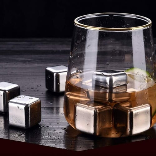 مكعبات ثلج - ستيل | Stainless Steel Ice Cups