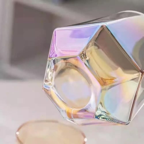 كوب زجاجي مضلع 300 مل | CUP