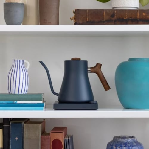 غلاية فيلو الالكترونية 900 مل - مقبض خشبي | Fellow...