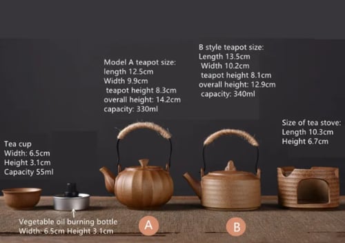 بكج تحضير الشاي الكلاسيكي - سيراميك | Ceramic Tea...