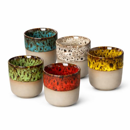 كوب سيراميك وهج اللهب - 150 مل | الوان متعددة