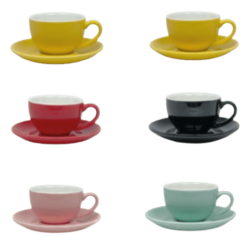 كوب سيراميك لاتيه مع صحن 220 مل | CERAMIC Latte