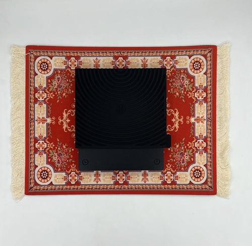 كوستر قهوة للتزيين على شكل سجاد 27*18 سم - حجم كبي...