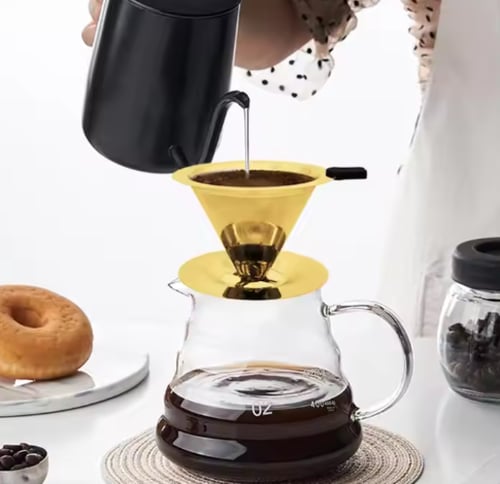 فلتر القهوة المعدني - الوان متعددة | V60 Filter 01