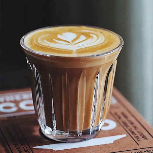 كوب زجاجي كريستال 200 مل - الوان متعددة | Glass CU...