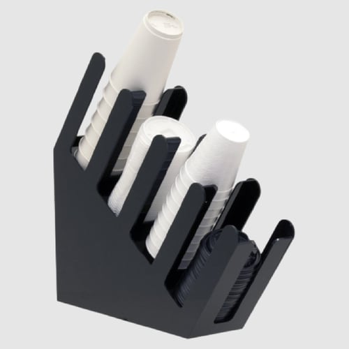 ستاند حامل و منظم اكواب ورقية - اشكال مختلفة 4 اقس...