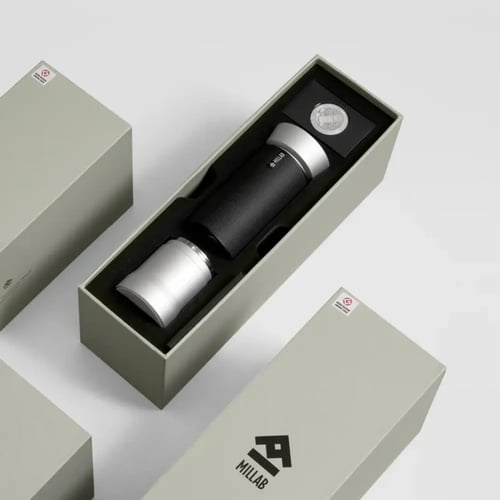 طاحونة تايمور M01 - اسود و ستيل | Millab M01 - TIM...