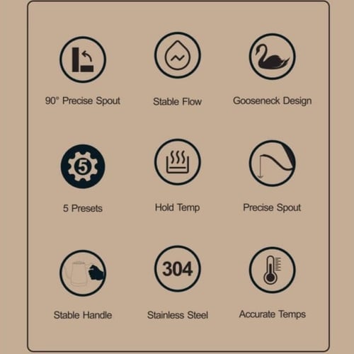 غلاية بمقبض خشبي 800 مل - الوان متعددة | Electric...