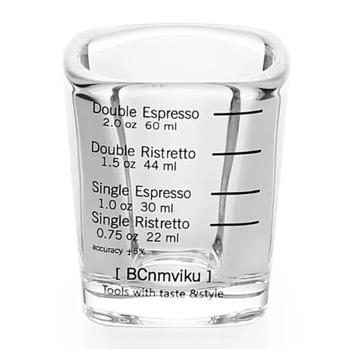 اكواب معيارية لقياس الاسبريسو - 8 اكواب مختلفة | E...