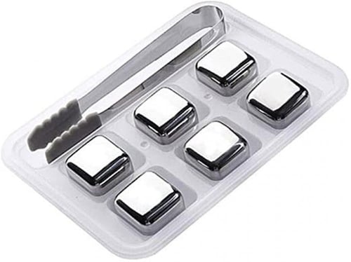 مكعبات ثلج - ستيل | Stainless Steel Ice Cups