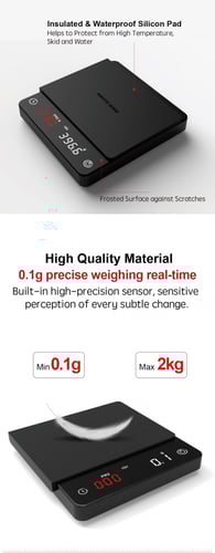 ميزان نانو بحجم اليد - اسود | Nano Scale