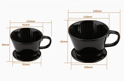 قمع تقطير سيراميك شبيه كاليتا - ابيض | KALITA WHIT...