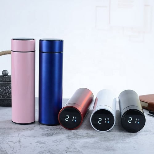 مق حافظ للحرارة ذكي بشاشة عرض | Flask