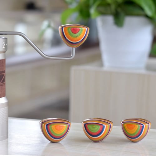 مقبض خشبي ملون للمطاحن | Knob Colors