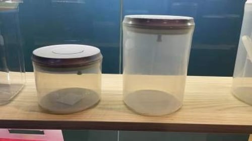 وعاء حفظ حبوب القهوة - بلاستيك | Plastic Canister...