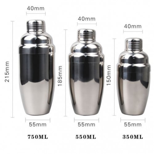 شيكر لمزج وخلط الحليب مع القهوة ستيل - مقاسات متعد...