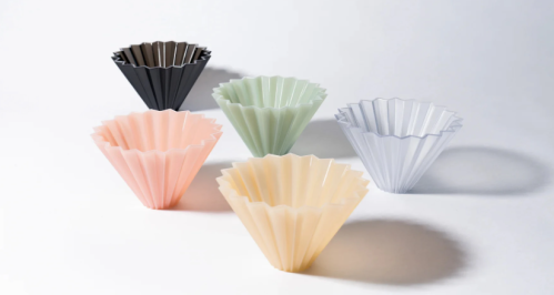 قمع الترشيح V60 شبيه اوريقامي مع قاعدة شفافة V60 D...