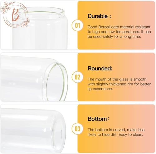 كوب زجاج مع غطاء خشبي و مزاز | Cup Glass