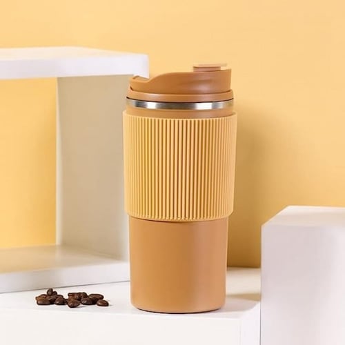 كوب قهوة حافظ للحرارة مع ربل - 12 اونص | 12oz