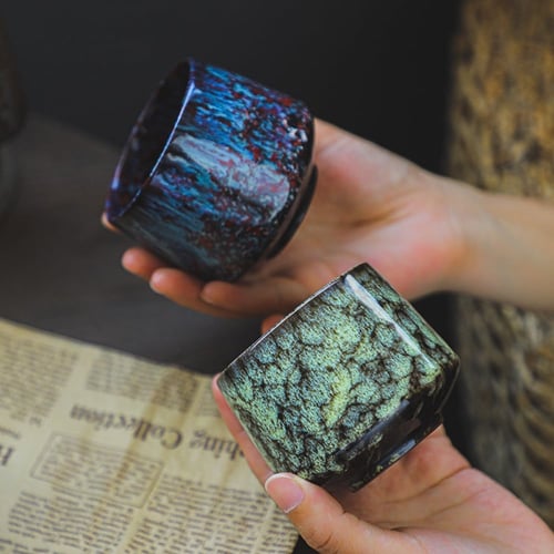 كوب سيراميك - حجري بركاني | الوان متعددة