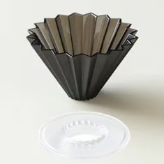 قمع الترشيح V60 شبيه اوريقامي مع قاعدة شفافة V60 D...