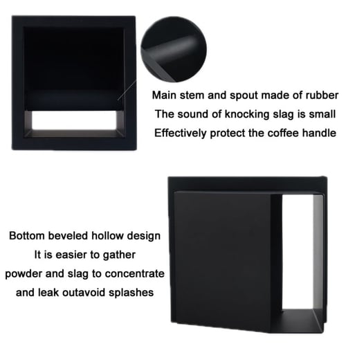 نوك بوكس مجوف لبار القهوة | Knock Box Chute