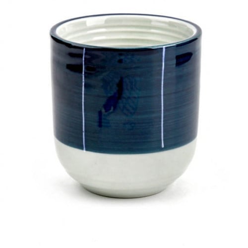 كوب بازل ازرق خطوط طولية | 210 مل