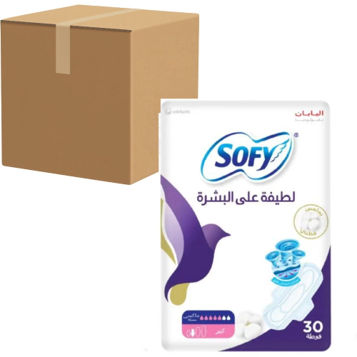 [كرتون] سوفي فوط نسائي كبير بالأجنحة - 30 فوطة × 6...