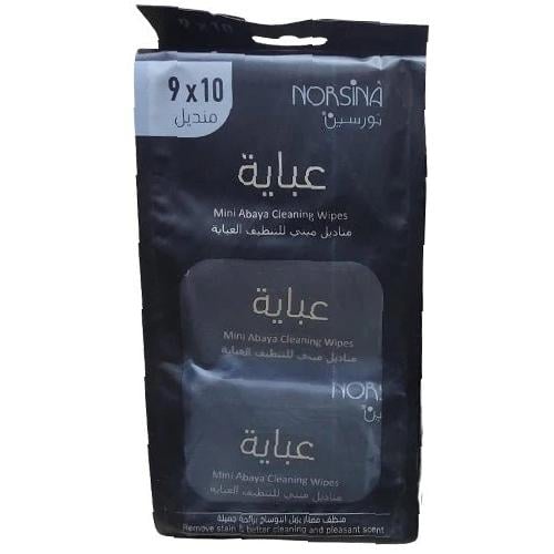 نورسينا مناديل ميني لتنظيف العباية 10×9