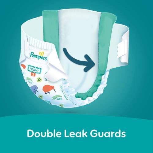 بامبرز حفاضة حماية من التسلخات بالصبار مقاس 5 عبوة...