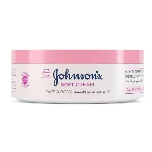 جونسون كريم ناعم للوجه والجسم - 200 مل