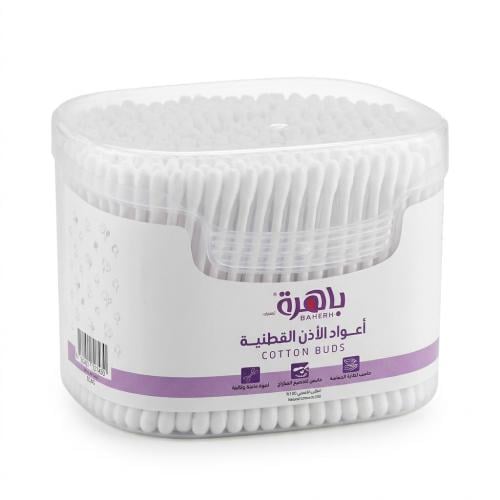 باهرة أعواد أذن قطنية طبيعي - 500 عود