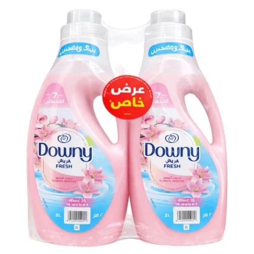 داوني منعم ملابس نسيم الزهور - 2 حبة × 2 لتر