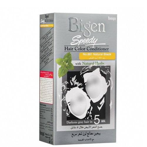 بيجن صبغة سريعة ومنعمة للشعر أسود طبيعي رقم 881