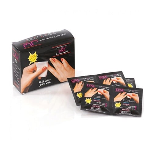 مناديل ليال مزيل طلاء الأظافر - 24 منديل